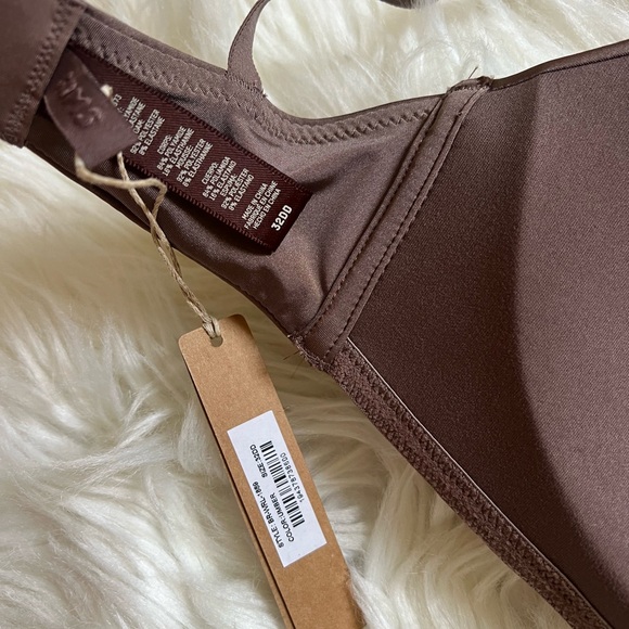 SKIMS Chocolate Brown Tshirt Bra 32DD - Picture 5 of 7